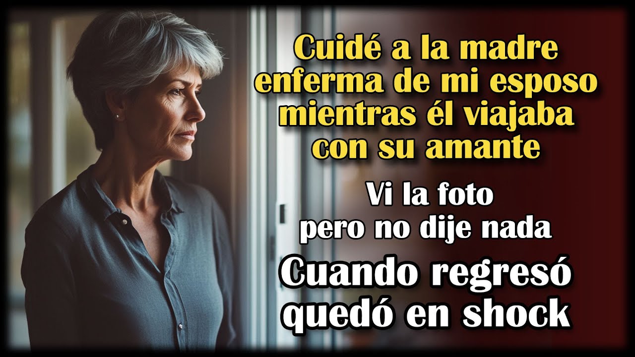 mientras yo cuidaba a su madre enferma, él viajaba con su amante—lo que hice lo dejó sin palabras