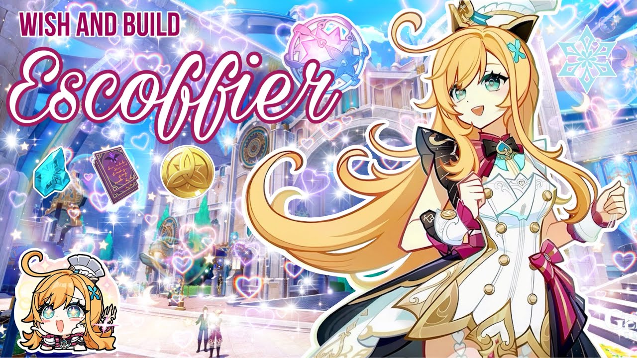 Escoffier pulls + build ✮⋆˙ | cozy genshin impact gameplay ⋆˙⟡