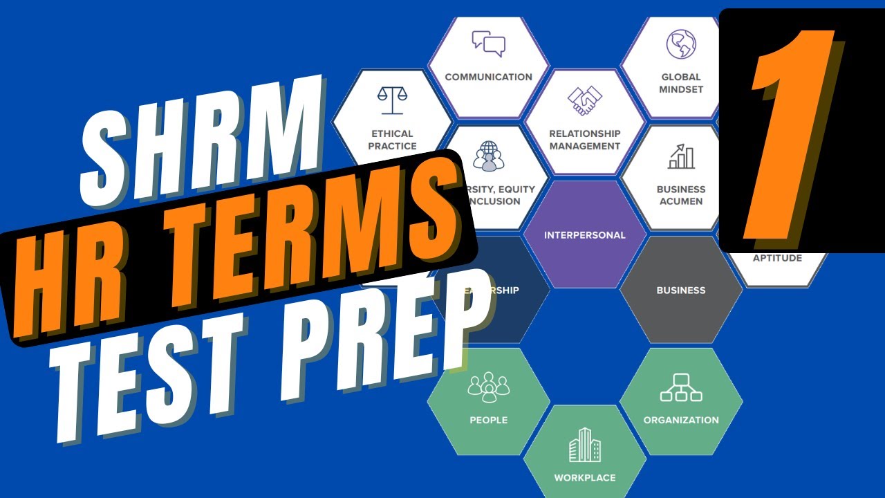 SHRM - HR Terms Explained - SHRM CP & SCP - Part 1