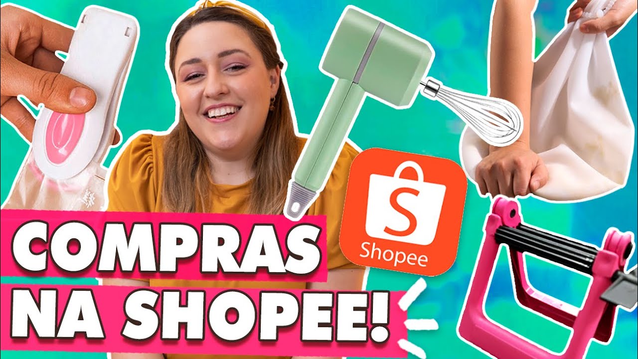 COMPREI PRODUTOS DE CONFEITARIA DA SHOPEE - testei tudo e falei a real! | Tábata Romero