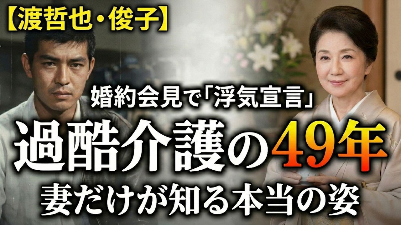 【渡哲也・俊子】婚約会見で「浮気宣言」した男。令嬢妻が8度の大病と過酷介護を49年間耐え抜いた「本当の理由」