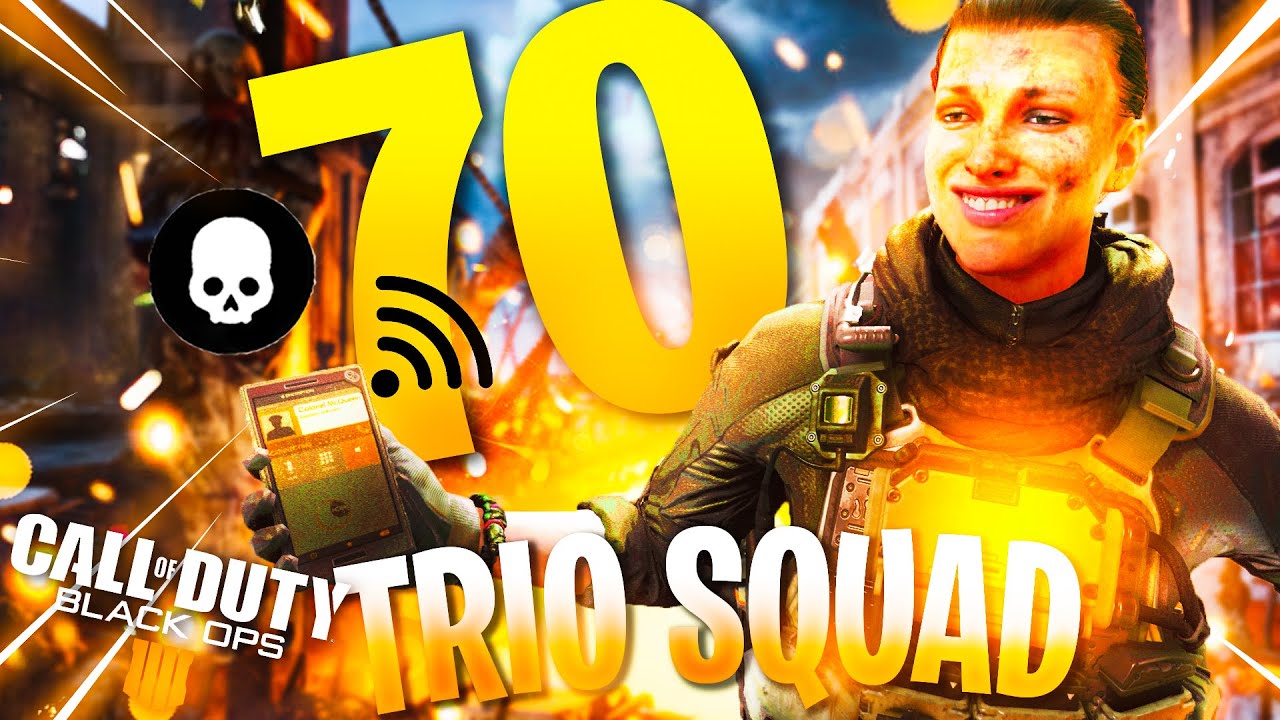 Ma Hotspot📱 | Лучшая турнирная игра 70 Kill Trio Squad BO4, геймплей Blackout Alcatraz