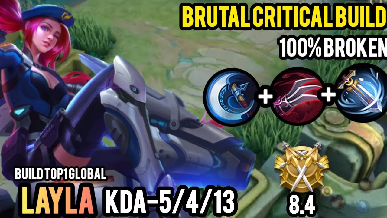 Layla Life Steal  With Best  Items - Build Top 1 Global Layla~MLBB 