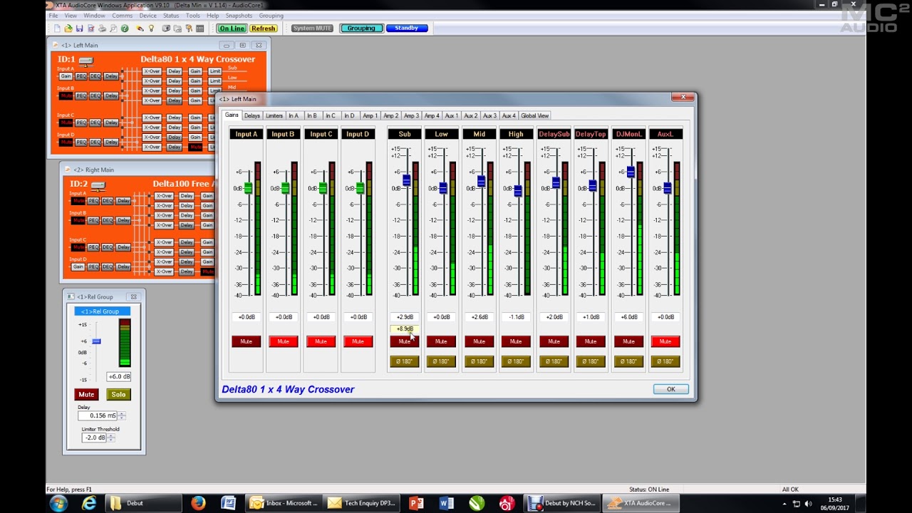 AudioCore Amped Edition   Grouping