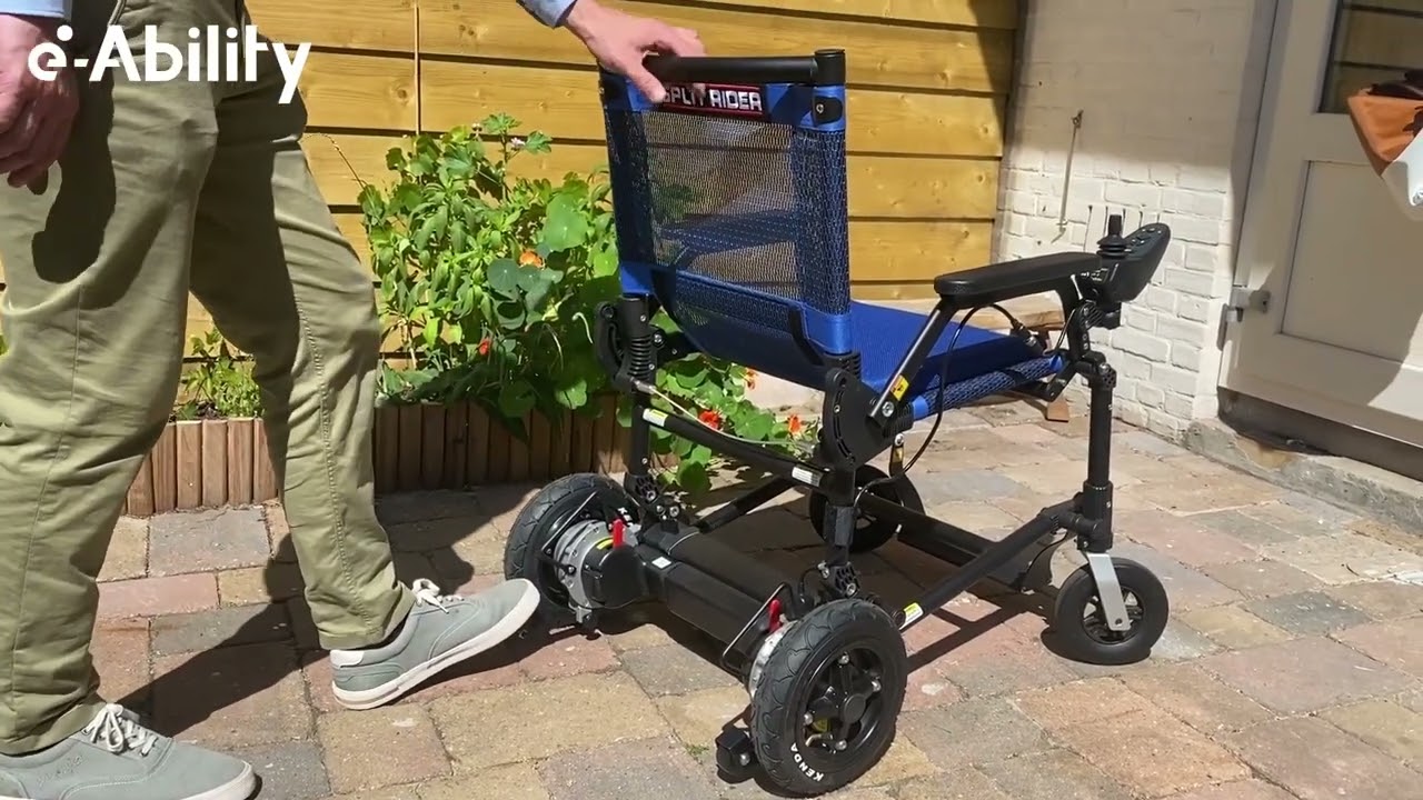 Hoe neem ik De Splitrider elektrische rolstoel makkelijk mee ?