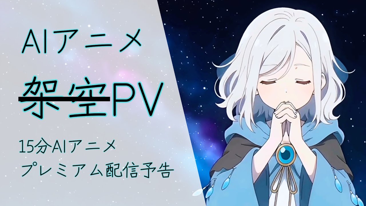 【架空じゃないPV】AIアニメ『千年の雨はもう踊らない　前編』