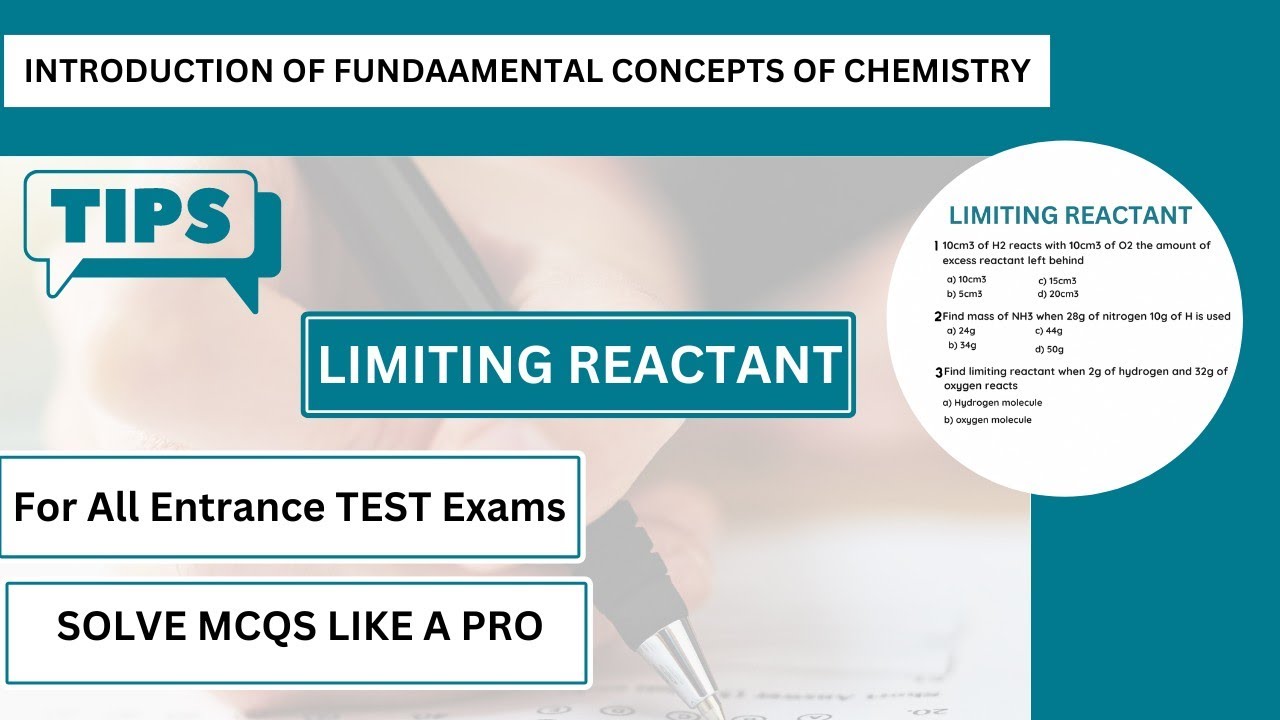 Limiting reactant mcqs||tricks to solve limiting reactant mdcat mcqs #mdcat #ecat #neet