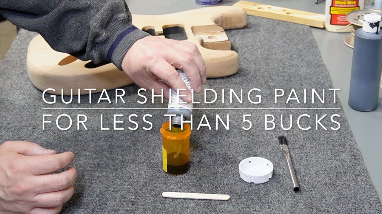 Quick Tip 18: Make Your Own Electric Guitar Shielding Paint Using Graphite for around Five Dollars!