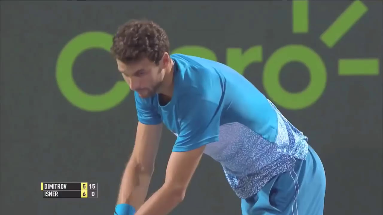 Isner vs. Dimitrov - Miami 2015 - R3 (HD)