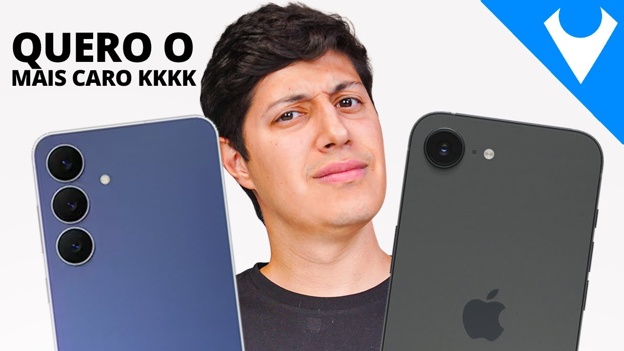 novos! iPhone 16E vs Galaxy S25 FE qual COMPRAR? 99% ERRA na ESCOLHA!