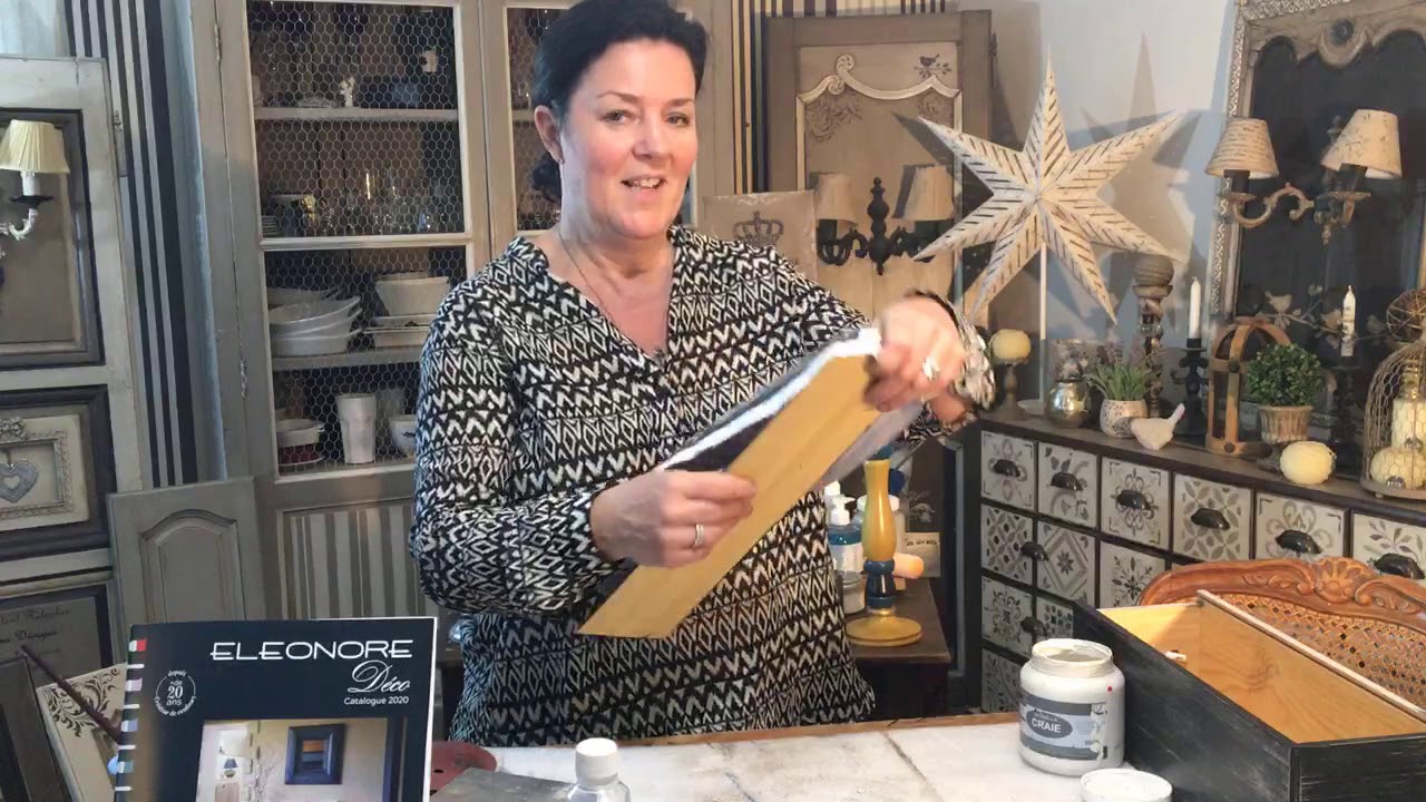 Comment relooker un meuble sans DECAPER : Patine, Pochoir, Transfert, Teinte ébène et effet Shabby !