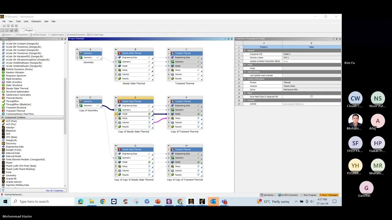 Webinar : Ansys Mechanical (Heat Transfer Analysis)