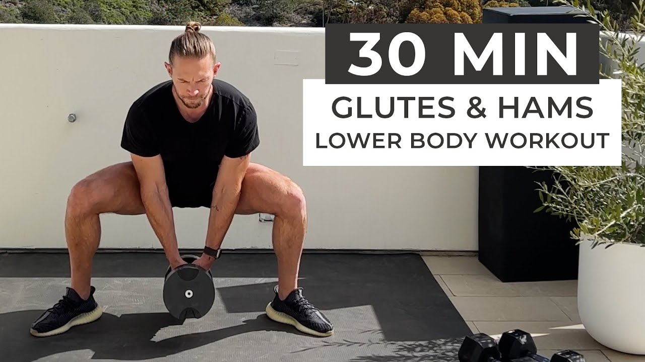 The BEST At Home Glutes and Hamstrings Dumbbell Workout | 30 Mins