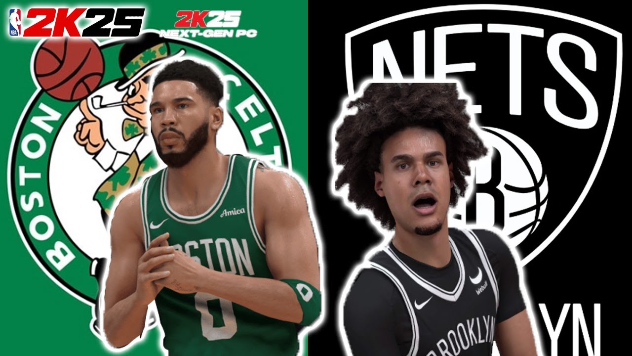 NBA2K25 FULL GAME PC GAMEPLAY MARCH 17 2025 (CELTICS VS NETS) 1440P