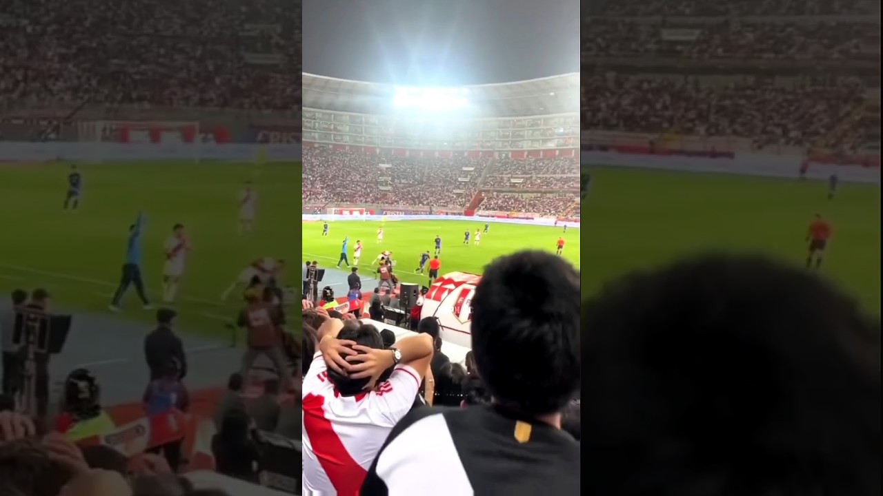 Peru Fans Reaction To Messi Dribble😲 #messi #shorts