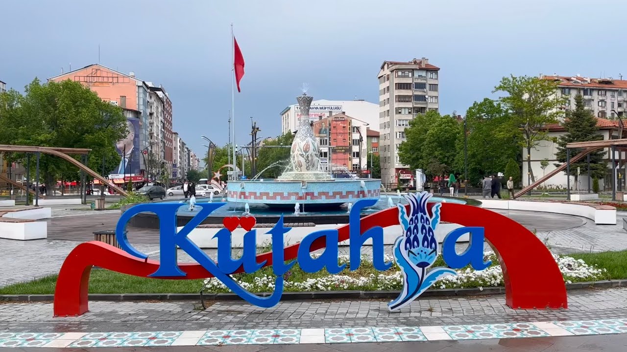 Kütahya - Türkiye Walking Tour | 4K