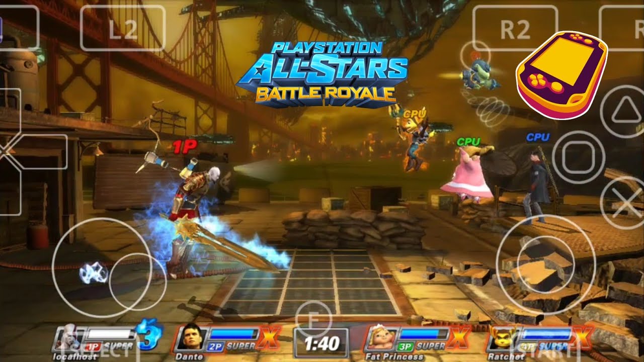 PlayStation All-Stars Battle Royale (PS Vita) on Android | Vita3K Android v0.1.9-8