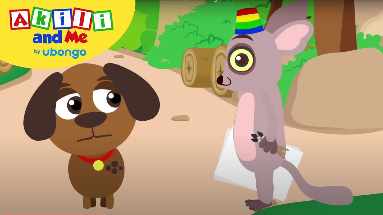 Episode 39: Dog is feeling SAD! | Episode of Akili and Me | Learning videos for kids