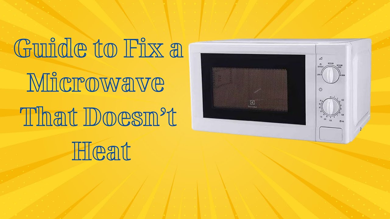 Electrolux microwave oven  working but not heating easy fix diy 2023 update