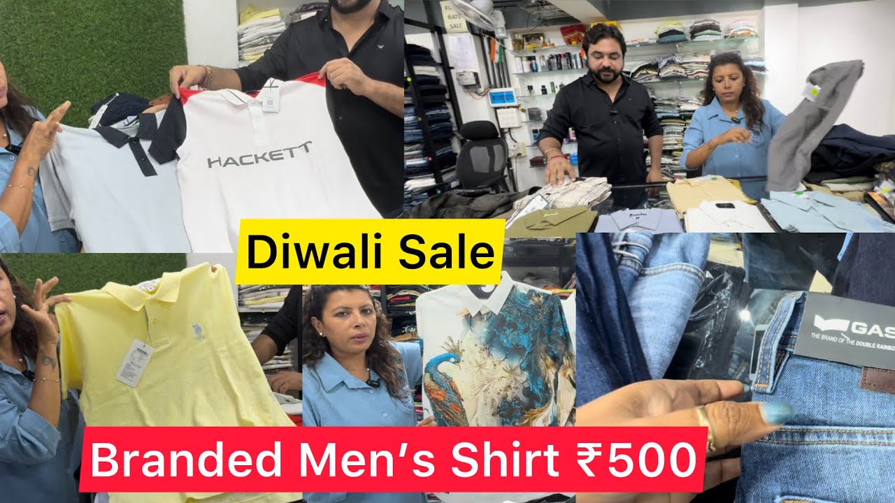 ₹500😱Branded Men’s Wear Diwali Collection Sale 🛍Premium Quality | Vadodara Local Market 