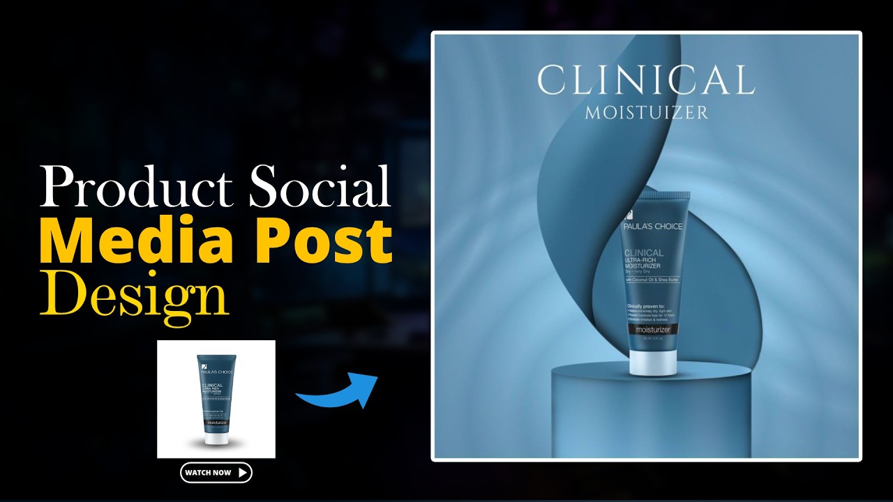 How To Create Simple and Professional Product Social Midea Post Deseign In CorelDraw.