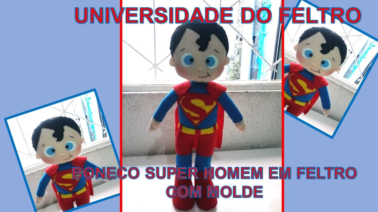 Boneco Menino Herói em Feltro (com molde)