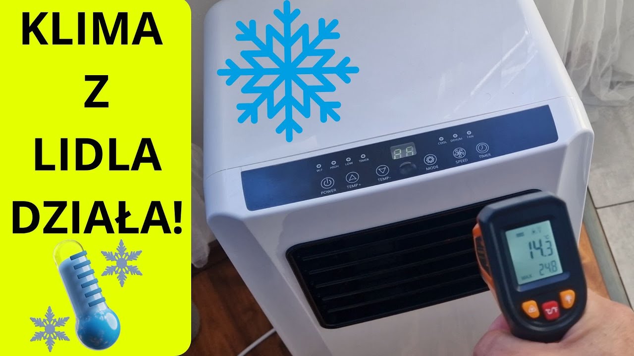 Jak Działa KLIMATYZATOR Z LIDLA SILVERCREST 7000 BTU, JAK ZAMONTOWAĆ WYLOT POWIETRZA, FT424