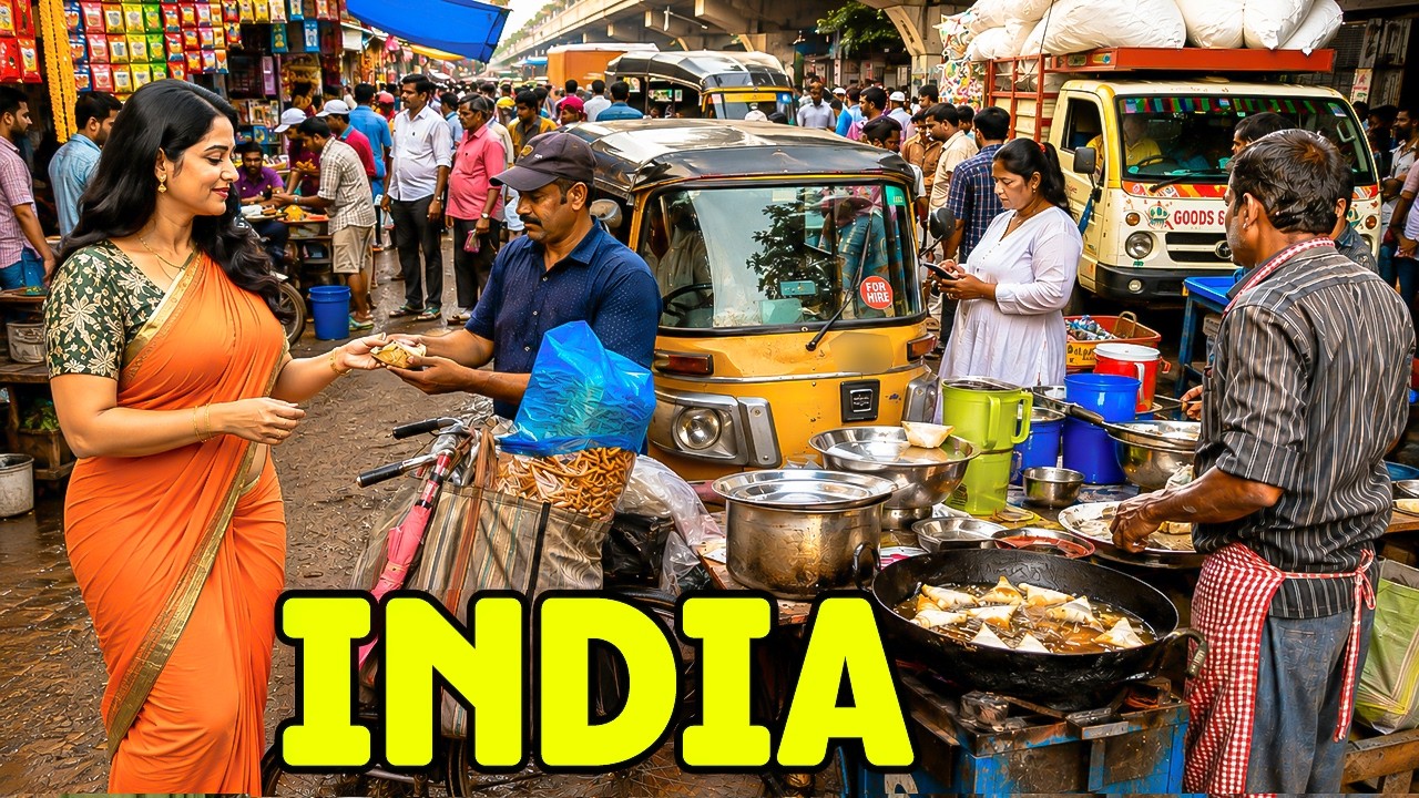The Busiest Local Market I've Ever Seen in 4K 🇮🇳