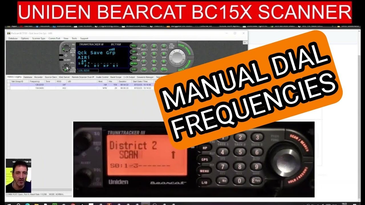 СКАНЕР UNIDEN BCT15X, ВВЕДИТЕ ЧАСТОТУ И СОХРАНИТЕ