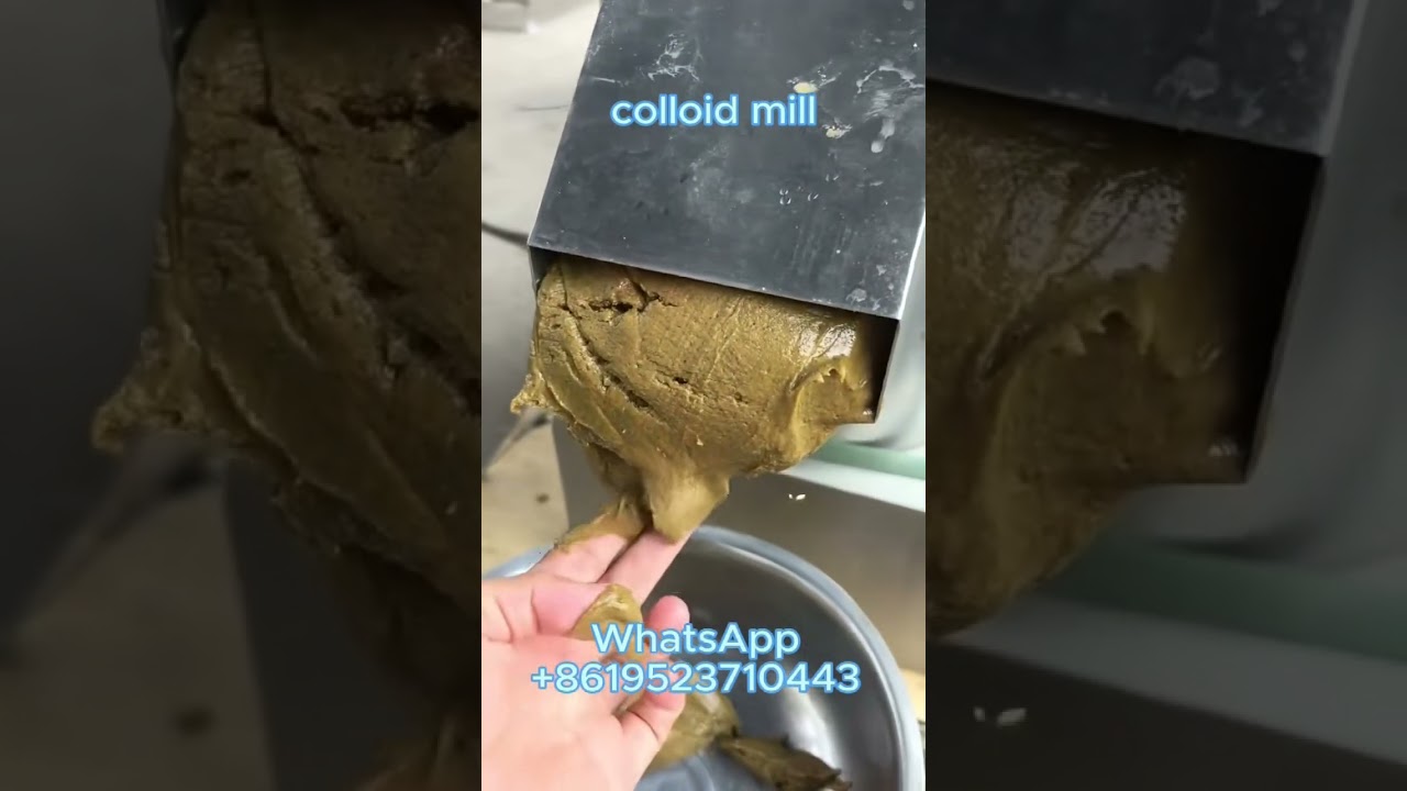 🌍High-efficiency colloid mill - the secret to grinding.🌍