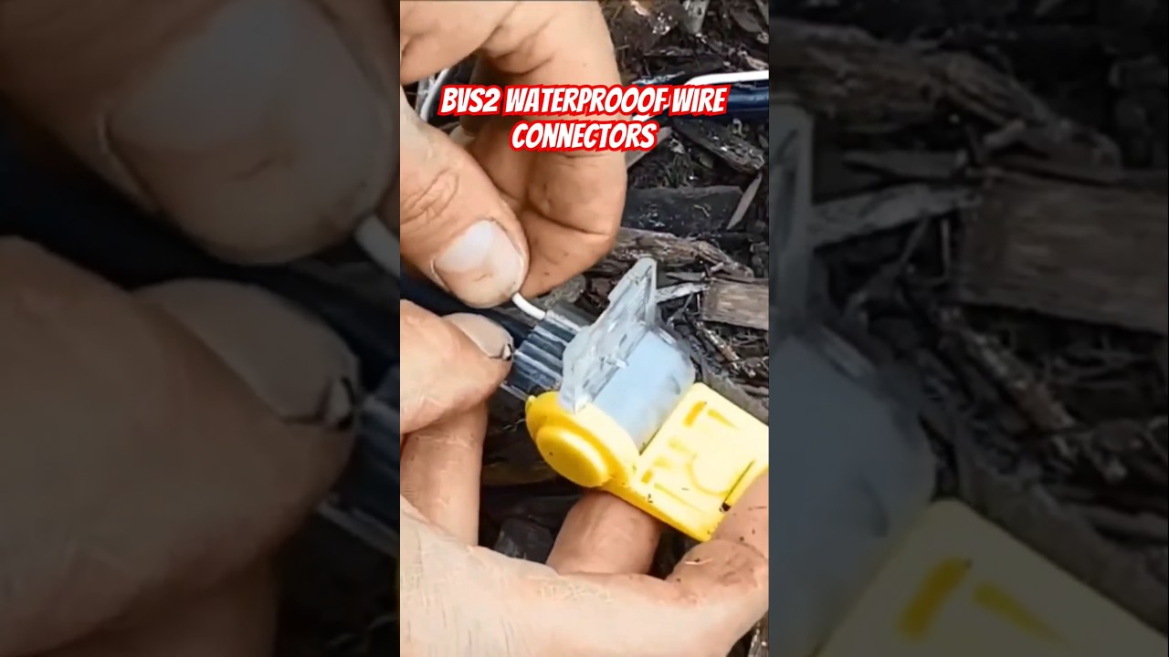 Easy to Use BVS2 Waterproof Landscape Lighting Connectors #diy #landscapelighting