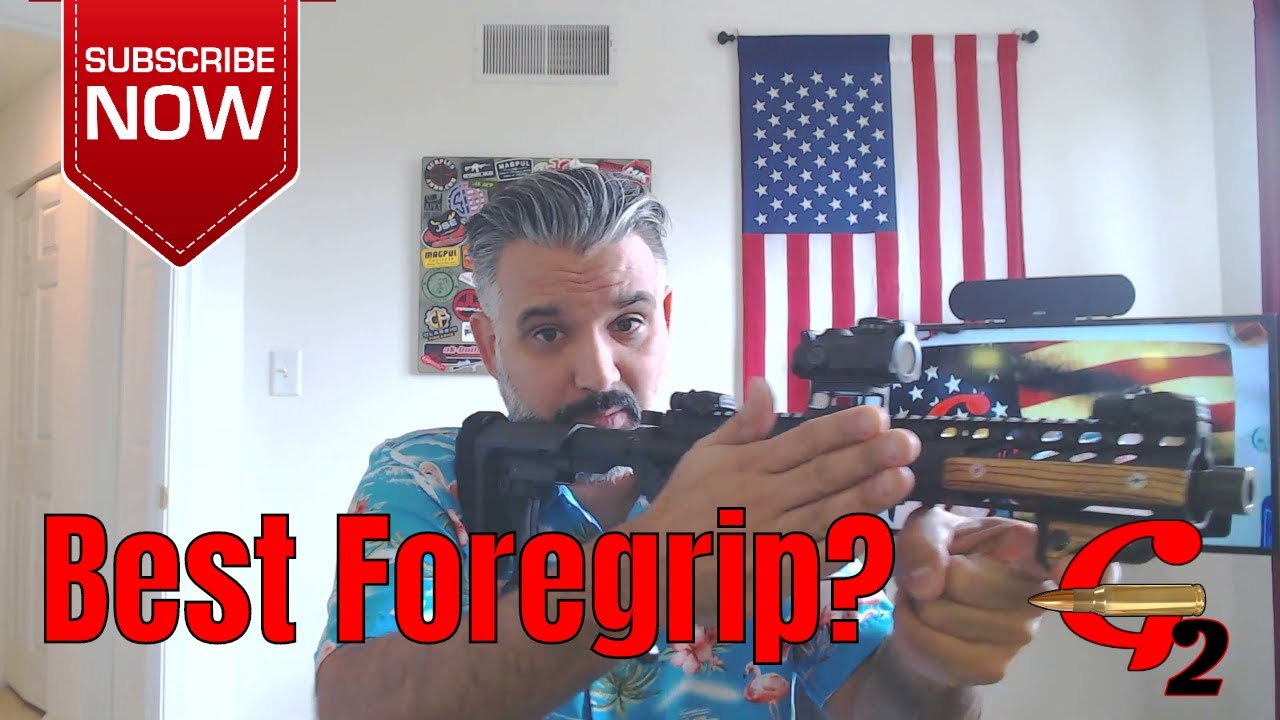 Angled vs Vertical vs Handstop Grip