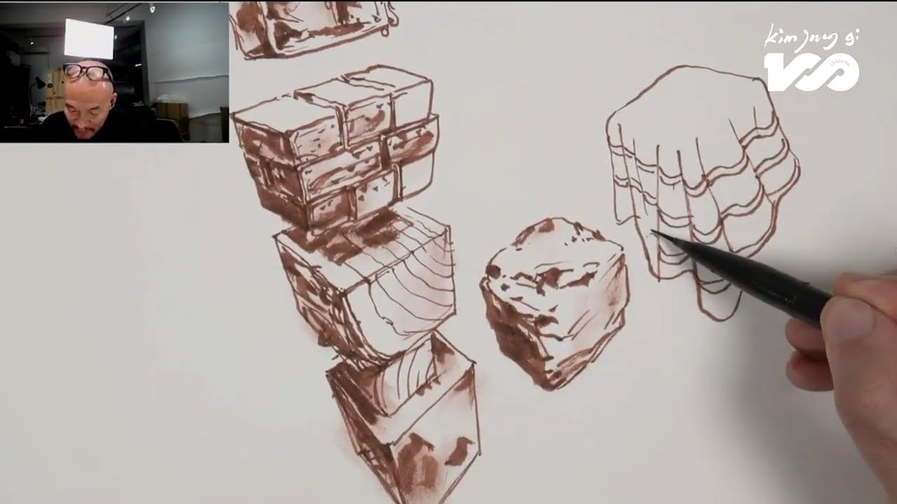 【Visual identification of texture③】#kimjunggi  #sketch #art  #drawing #painting