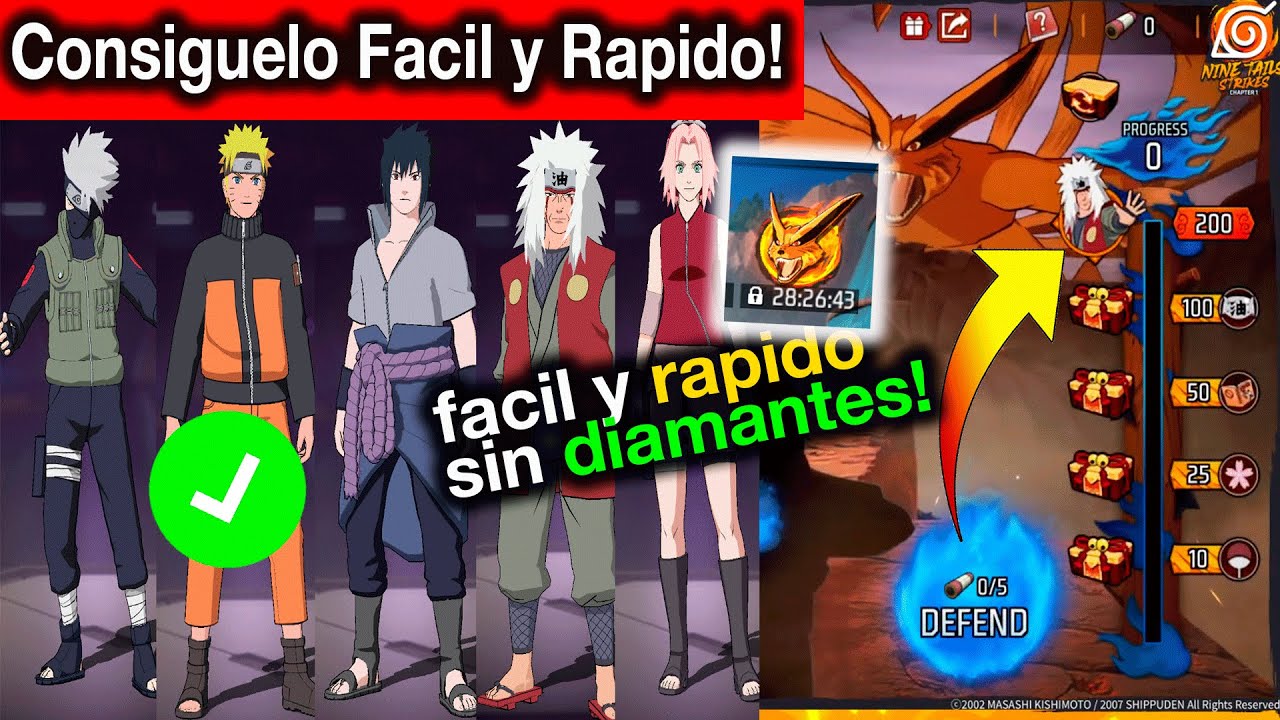 ✅Rapido! Gratis Interfaz para Conseguir Jiraiya Tokens Cómo conseguir Naruto sin diamantes free fire