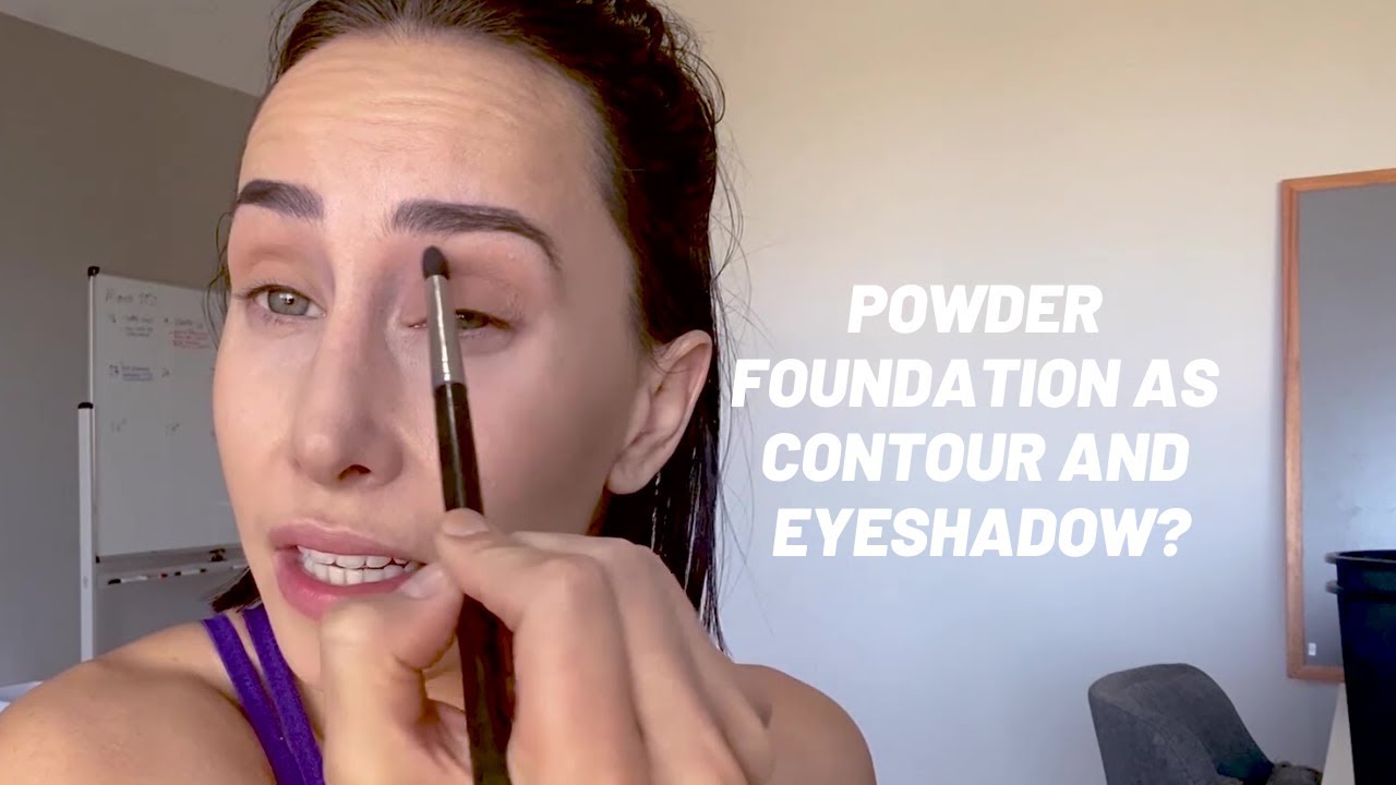 Makeup Hack: Fitcover founder Nova Jane uses the Active Mineral Foundation as contour and eyeshadow