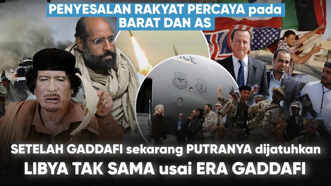 Dulu Muammar Gaddafi disikat BARAT Sekarang Anaknya 