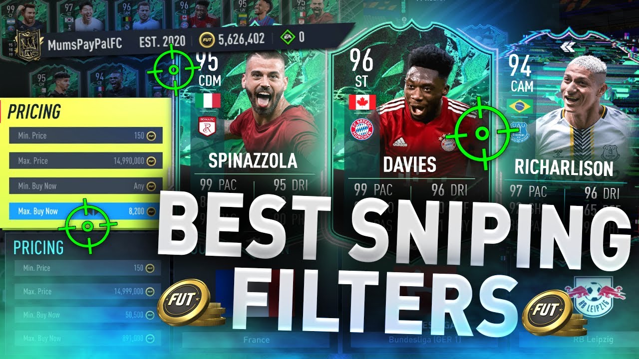 The BEST Sniping Filters Right now on FIFA 22!! 🥶