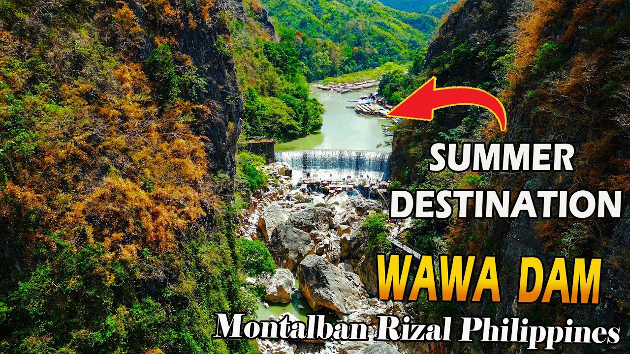 Tourist destination WAWA DAM at Montalban Rizal Philippines