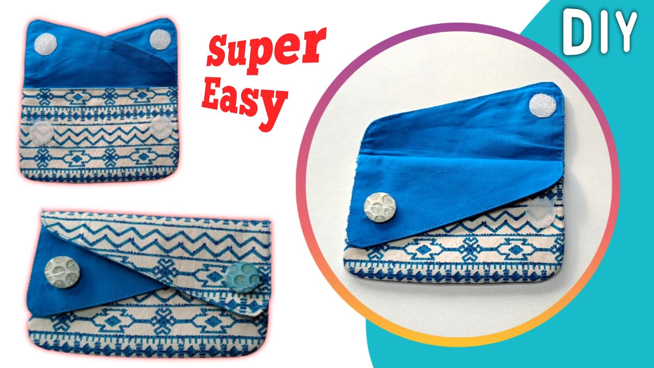 Double Flap Pockets Coin Pouch - Easy Sewing Tutorial | Sewinterest