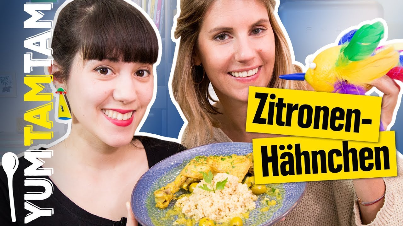 MAROKKANISCHES ZITRONENHUHN // Hühnchenschenkel mit Zitrone & Couscous // #yumtamtam