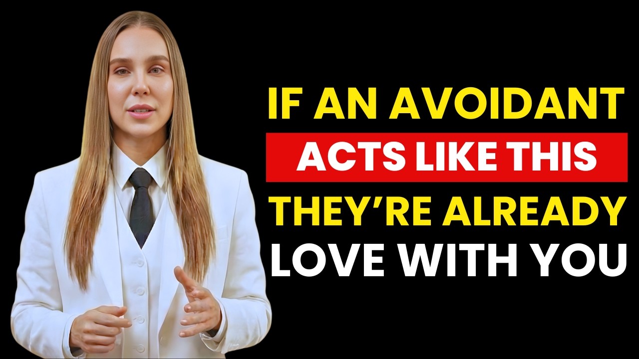 “If an Avoidant Acts Like THIS… They’re Already in Love With You”