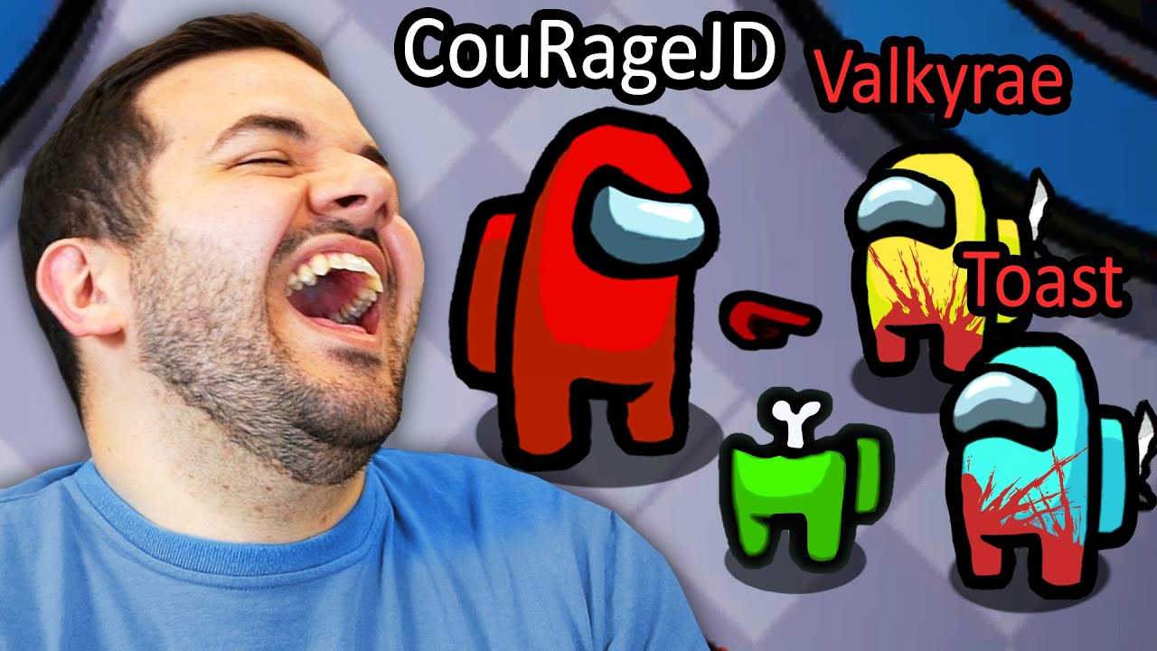 My 1500 IQ play to catch Valkyrae and Toast on Among Us...