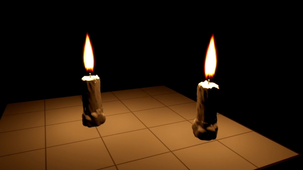 【UE5.4備忘録】ろうそくの炎