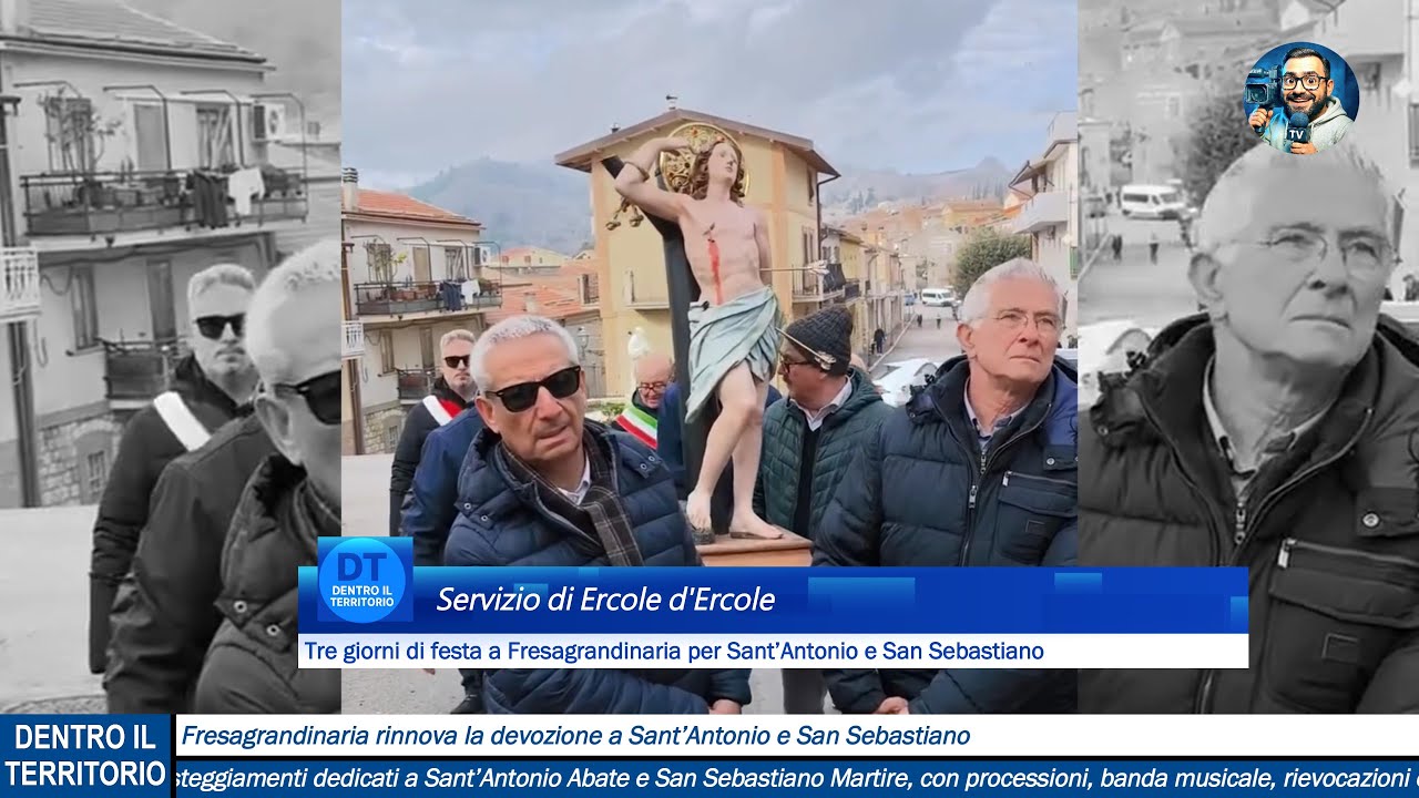 Tre giorni di festa a Fresagrandinaria per Sant’Antonio e San Sebastiano