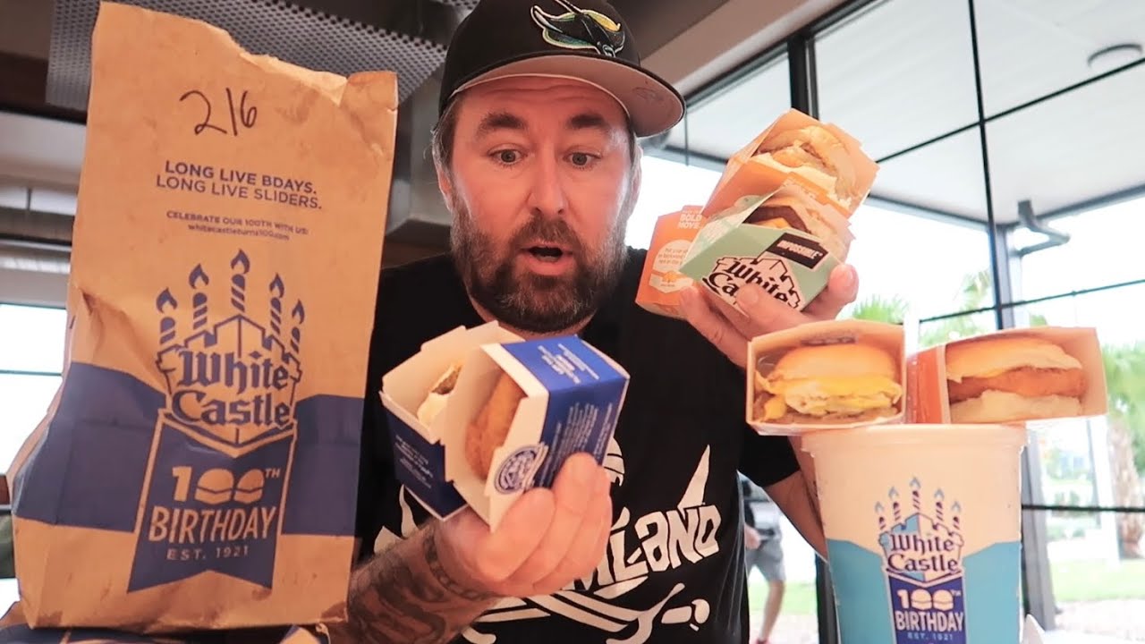 Trying White Castle Unusual Menu Items - Surf and Turf / Impossible Burger / Veggie Slider & MORE