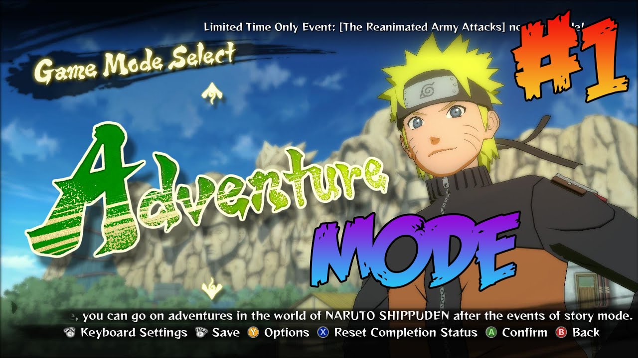 A NEW ADVENTURE | Naruto Shippuden : Ultimate Ninja Storm 4 Walkthrough (Adventure Mode) - Part 1
