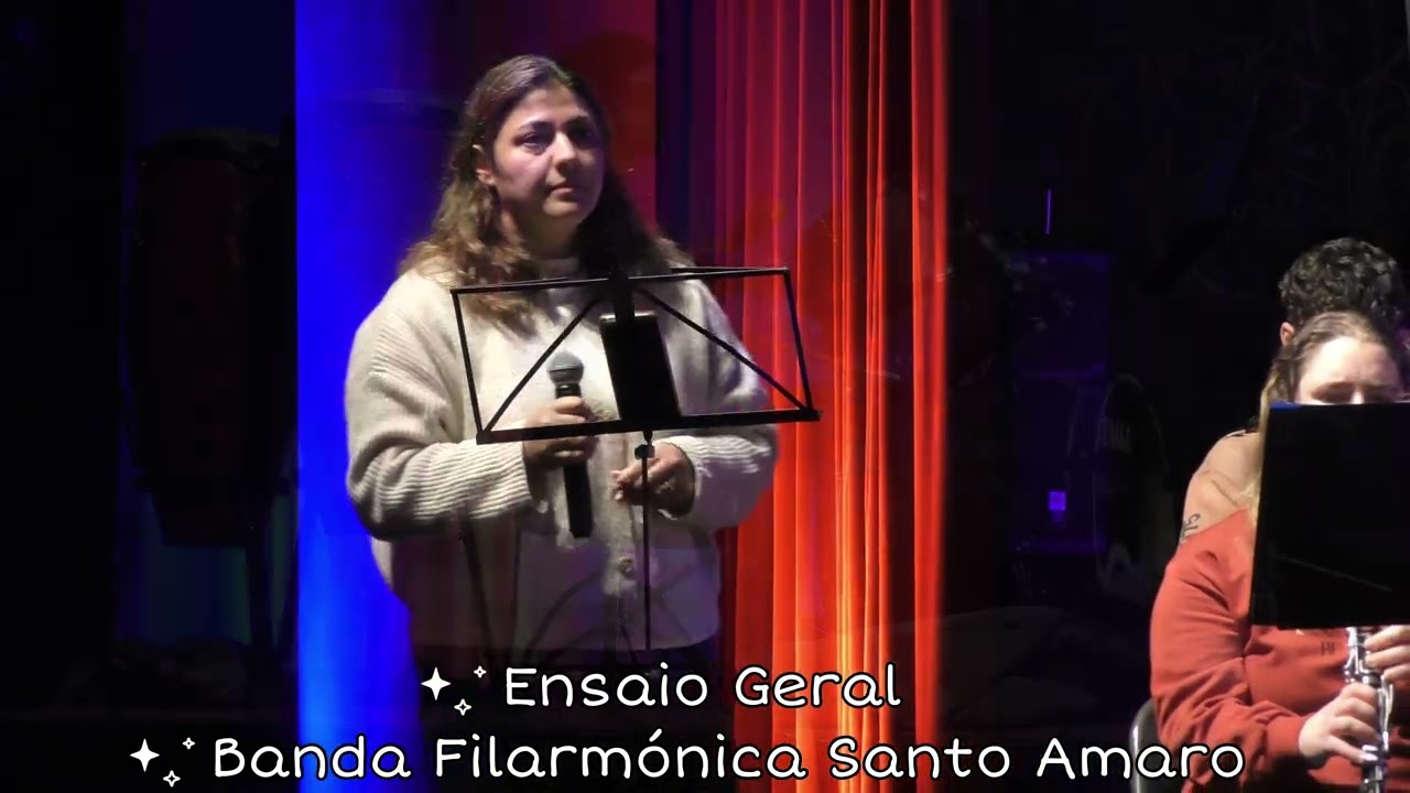 Ensaio Geral pela Banda Filarmónica Santo Amaro 16/01/26 Auditório Municipal de Velas.