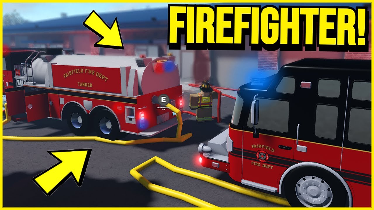 I BECAME A FIREFIGHTER IN MAPLE COUNTY! (Roblox)
