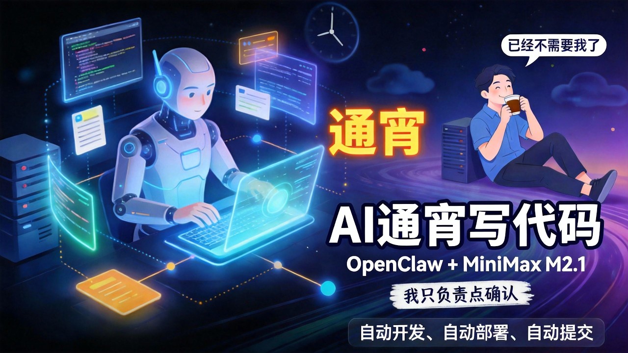 OpenClaw + MiniMax M2.1 打造 7×24 小時開發助手！