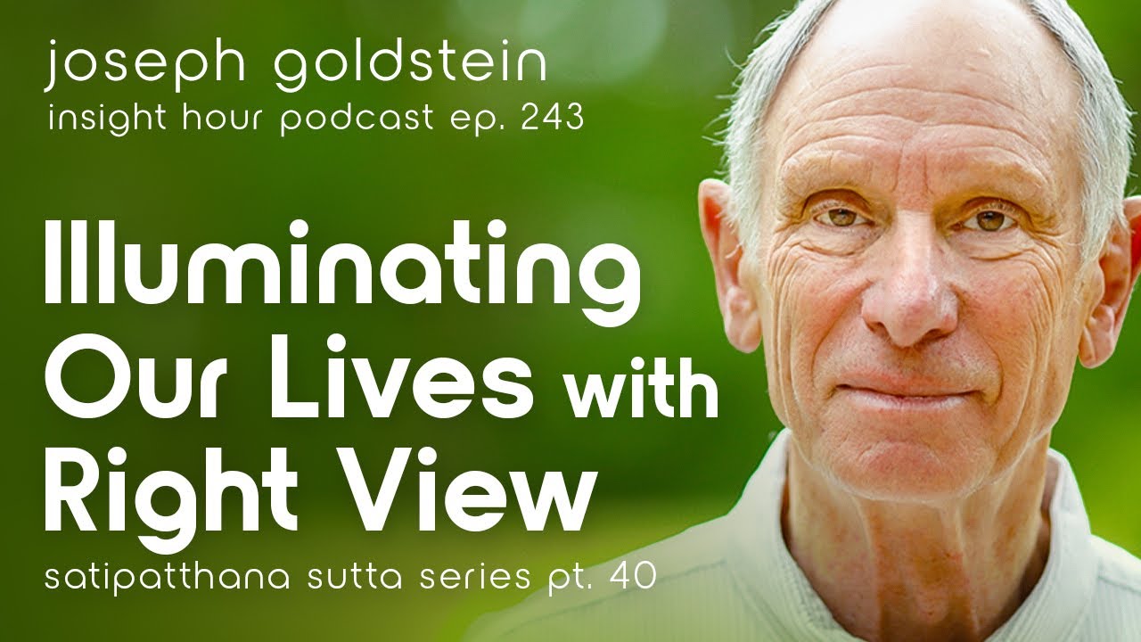 Joseph Goldstein on Illuminating Our Lives with Right View&ndash; Insight Hour Ep.243 &ndash; Sutta Series Pt.40